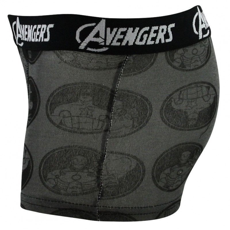 Boxer Garçon BCASS1 Gris et Anthracite