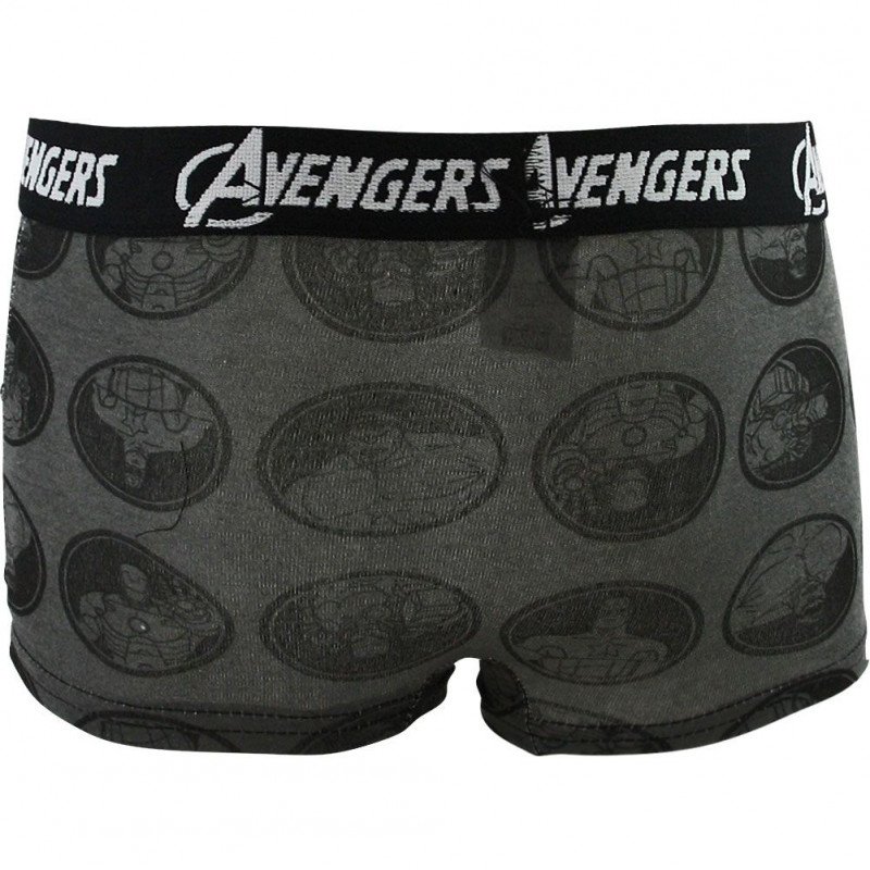 Boxer Garçon BCASS1 Gris et Anthracite
