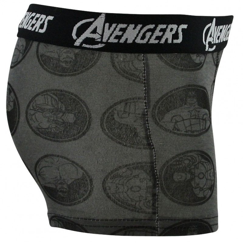 Boxer Garçon BCASS1 Gris et Anthracite