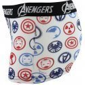 MARVEL Boxer Garçon Coton BCASS1 Blanc