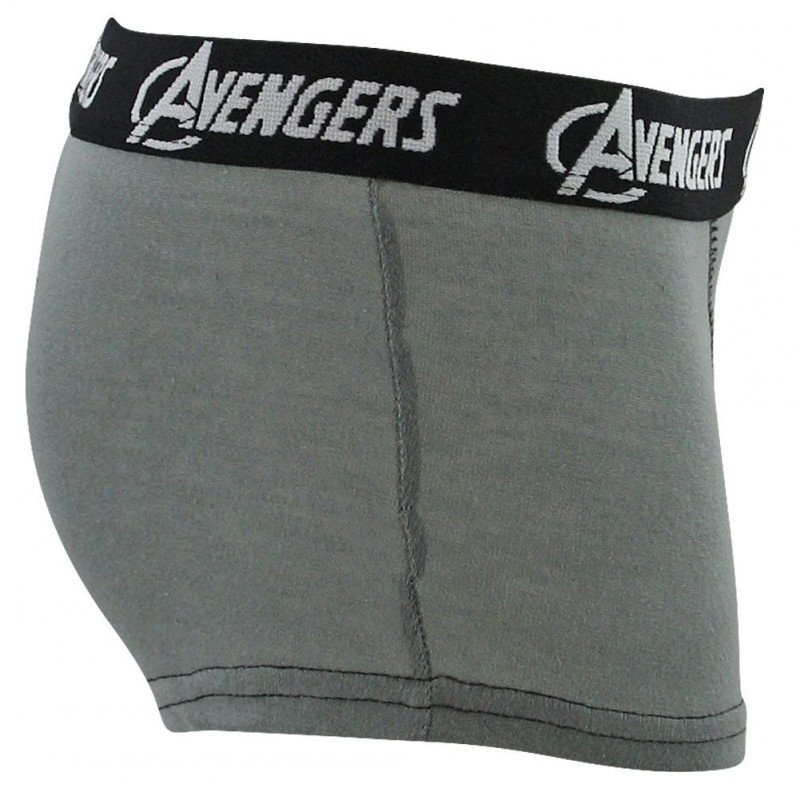 MARVEL Boxer Garçon Coton BCASS2 Gris