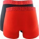 FREEGUN Lot de 2 Boxers Homme Microfibre BMX2ASS1 Rouge Noir