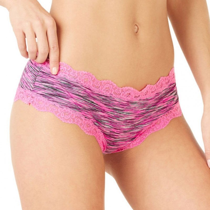 Shorty Femme TGASS1 Rose et Noir