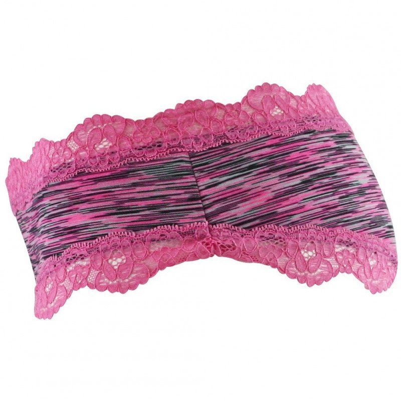 SWEETIZ Shorty Femme Dentelle TGASS1 Rose Noir