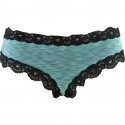 SWEETIZ Shorty Femme Dentelle TGASS1 Bleu Noir