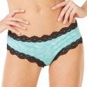 SWEETIZ Shorty Femme Dentelle TGASS1 Bleu Noir