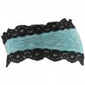 SWEETIZ Shorty Femme Dentelle TGASS1 Bleu Noir