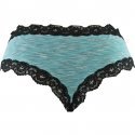 SWEETIZ Shorty Femme Dentelle TGASS1 Bleu Noir