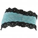 SWEETIZ Shorty Femme Dentelle TGASS1 Bleu Noir