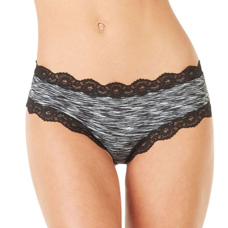 SWEETIZ Shorty Femme Dentelle TGASS1 Noir Gris