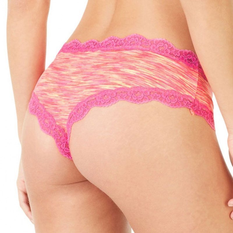 SWEETIZ Shorty Femme Dentelle TGASS1 Rose Orange