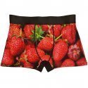 Boxer Homme FRAISE Rouge et Noir