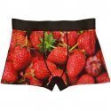 HERITAGE Boxer Homme Microfibre FRAISE NO Rouge Noir MADE IN FRANCE