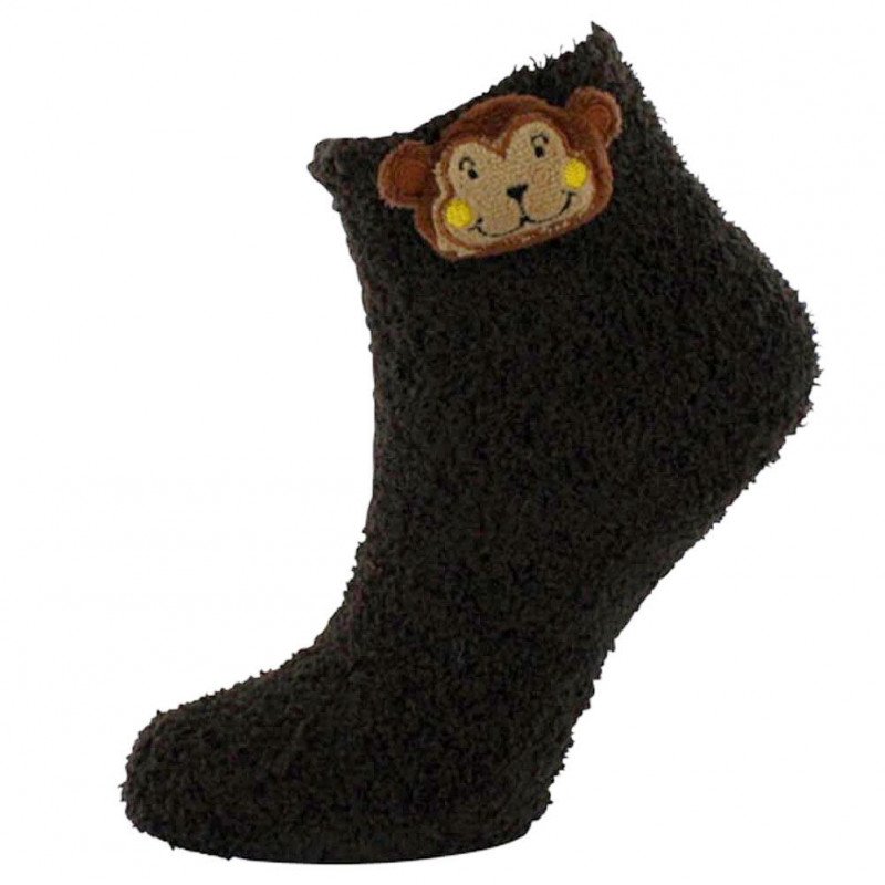 TWINDAY Chaussettes Garçon Microfibre ABSTETE Chocolat