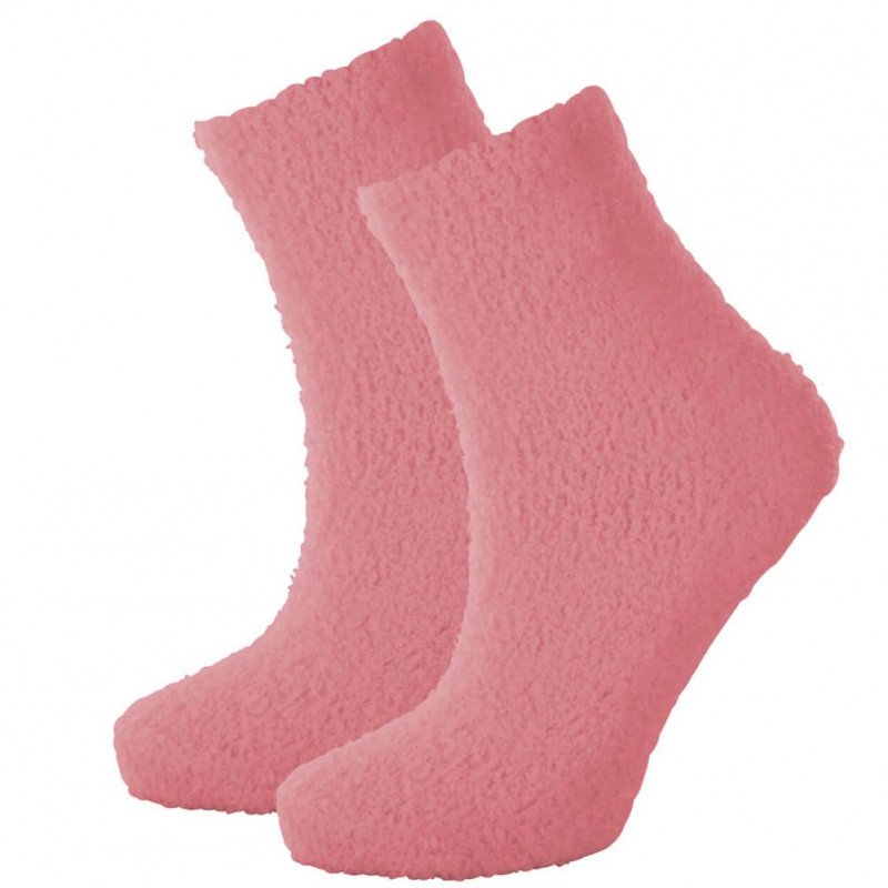 TWINDAY Chaussettes Femme Microfibre DOUDOUNIE Rose