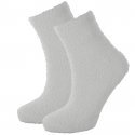 TWINDAY Chaussettes Femme Microfibre DOUDOUNIE Ecru