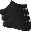FILA Lot de 3 paires de Socquettes Homme Coton CALZA Noir