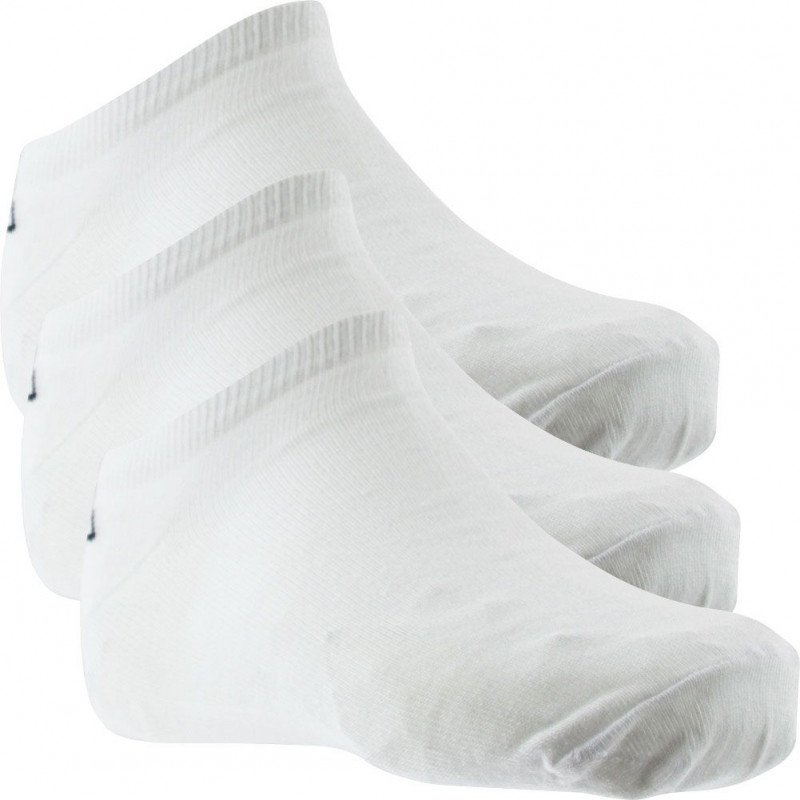 LOT DE 3 Socquettes Chaussettes Homme CALZA Blanc et Noir