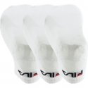 FILA Lot de 3 paires de Socquettes Homme Coton CALZA Blanc