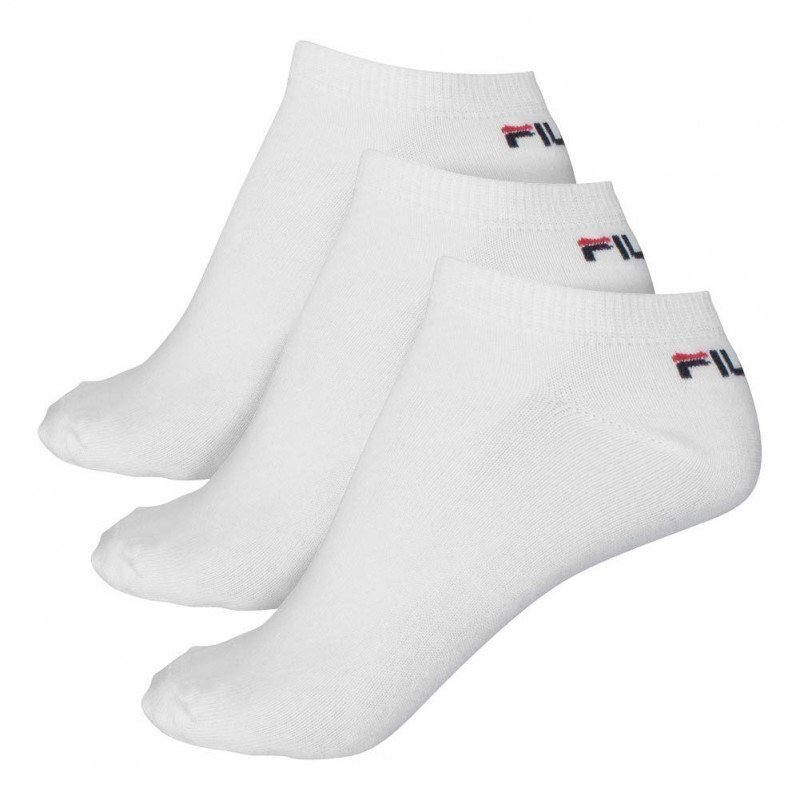 LOT DE 3 Socquettes Chaussettes Homme CALZA Blanc et Noir