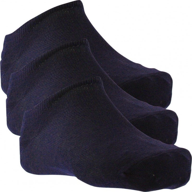 LOT DE 3 Socquettes Chaussettes Homme CALZA Bleu et Marine
