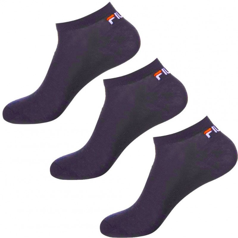 LOT DE 3 Socquettes Chaussettes Homme CALZA Bleu et Marine