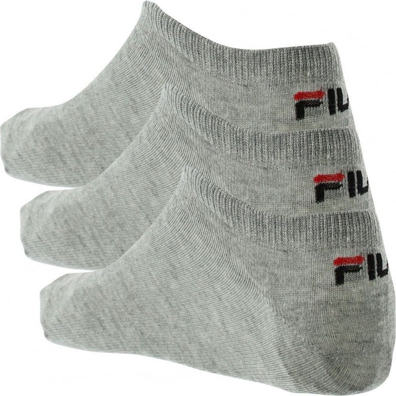 LOT DE 3 Socquettes Chaussettes Homme CALZA Gris et Souris