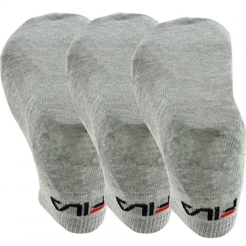 LOT DE 3 Socquettes Chaussettes Homme CALZA Gris et Souris