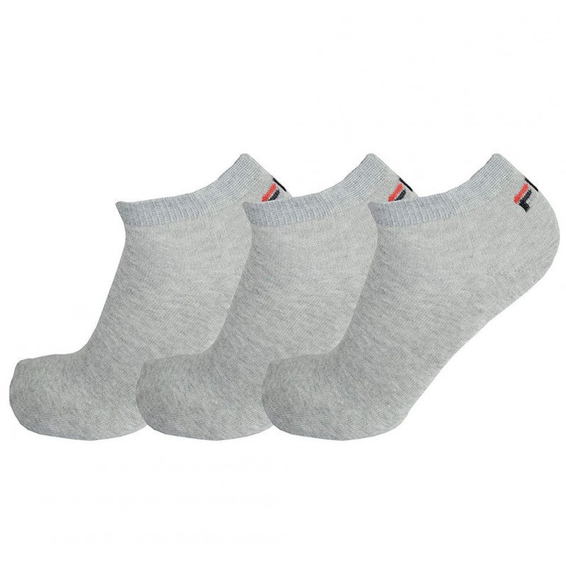 LOT DE 3 Socquettes Chaussettes Homme CALZA Gris et Souris