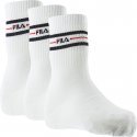 FILA Lot de 3 paires de Chaussettes Homme Coton NORMAL Blanc