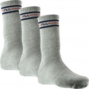 FILA Lot de 3 paires de Chaussettes Homme Coton NORMAL Souris