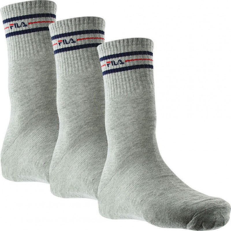 FILA Lot de 3 paires de Chaussettes Homme Coton NORMAL Souris