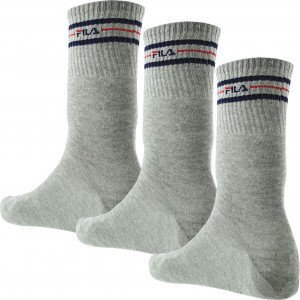 FILA Lot de 3 paires de Chaussettes Homme Coton NORMAL Souris