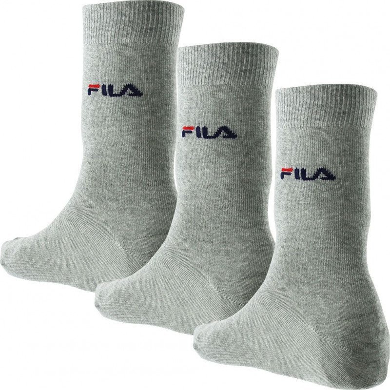 FILA Lot de 3 paires de Chaussettes Homme Coton FINES Souris