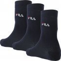 FILA Lot de 3 paires de Chaussettes Homme Coton FINES Marine