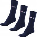 FILA Lot de 3 paires de Chaussettes Homme Coton FINES Marine