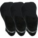 HEAD Lot de 3 paires de Socquettes Mixte Coton SNEAK Noir