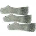LOT DE 3 Invisibles Chaussettes Mixte FOOTIEX3 Gris et Noir
