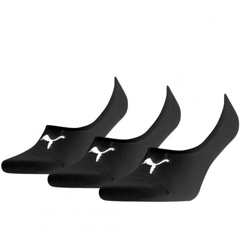 LOT DE 3 Invisibles Chaussettes Mixte FOOTIEX3 Noir et Beige