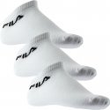 FILA Lot de 3 paires de Socquettes Garçon Coton CALZ Blanc