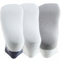 LOT DE 3 Socquettes Chaussettes Garçon CALZ Blanc et Gris