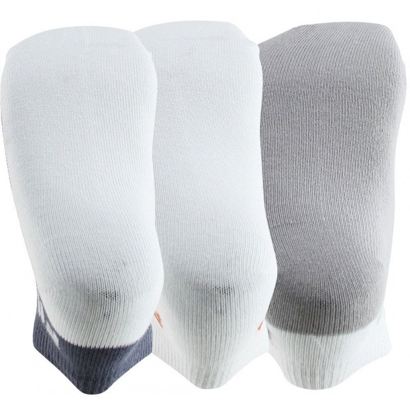 LOT DE 3 Socquettes Chaussettes Garçon CALZ Blanc et Gris