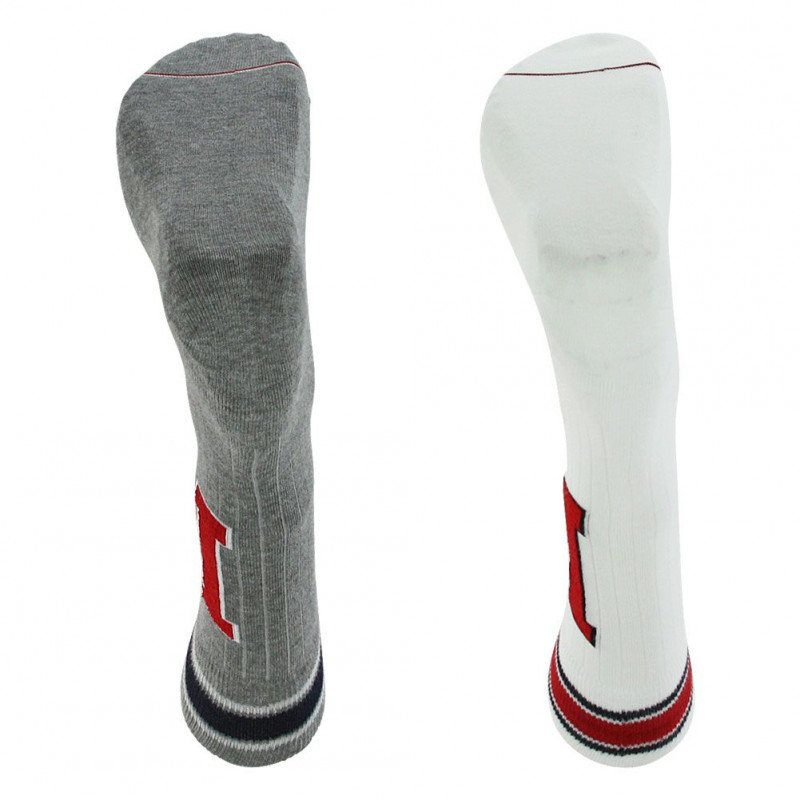 LOT DE 2 Chaussettes Chaussettes Homme PATCH Gris et Blanc