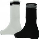 LOT DE 2 Chaussettes Chaussettes Homme PATCH Noir et Blanc