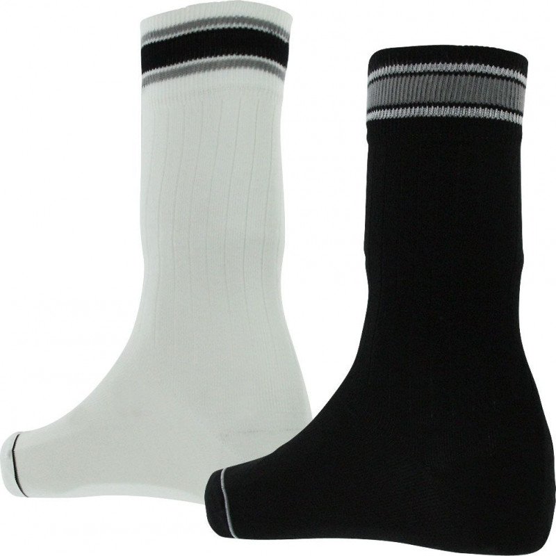 TOMMY HILFIGER Lot de 2 paires de Chaussettes Homme Coton PATCH Noir Blanc