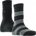 LOT DE 2 Chaussettes Chaussettes Homme RUGBY Gris et Anthracite