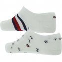 LOT DE 2 Socquettes Chaussettes Homme SNEAK Blanc et Marine
