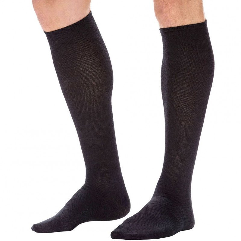 Chaussettes Hautes Homme ACTIV Noir et Noir