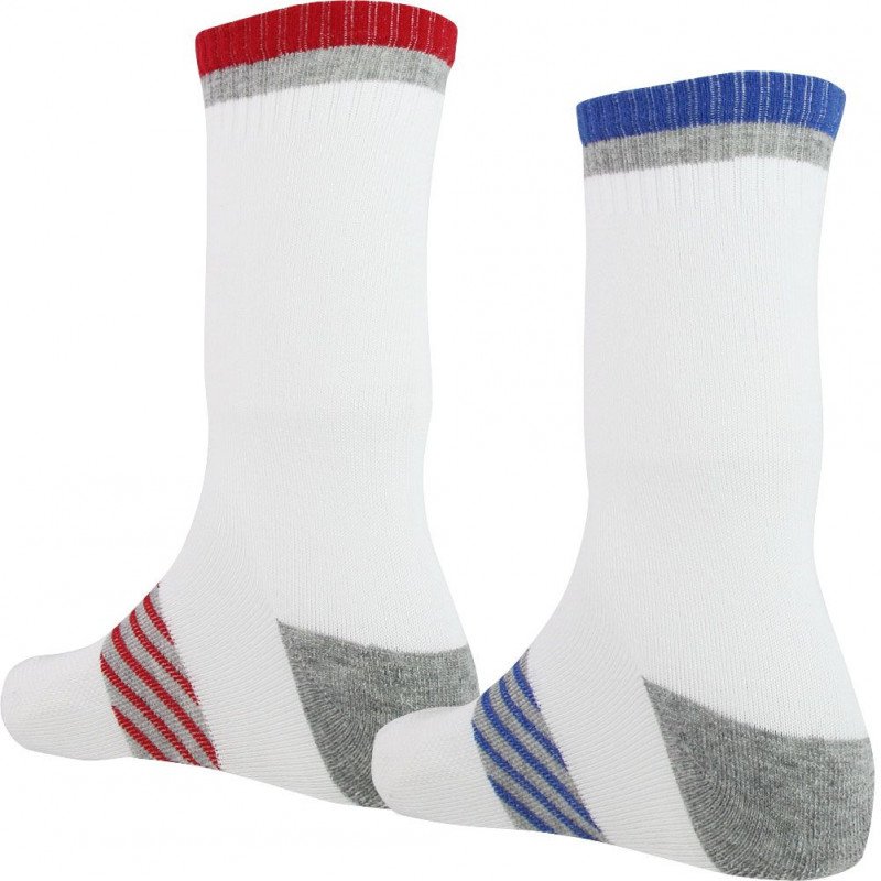 DIM Lot de 2 paires de Chaussettes Homme Microfibre XTEMP Blanc