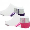 DIM Lot de 2 paires de Socquettes Femme Microfibre SNEAK XTEMP Blanc